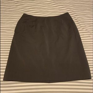 Gray Silk Gucci Pencil Skirt